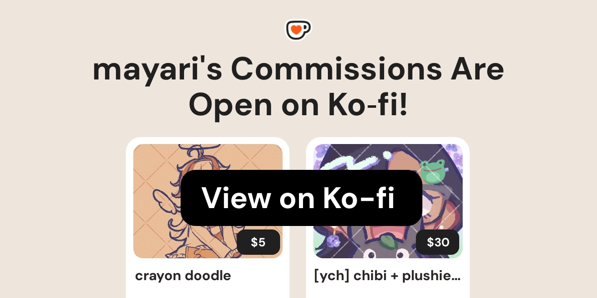 Mayari S Ko Fi Commissions Ko Fi Where Creators Get Support From