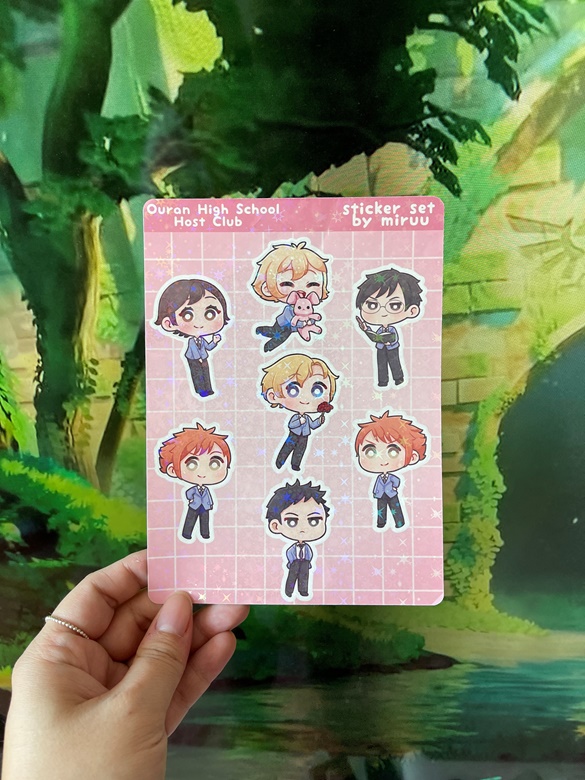 Ouran Sticker Sheet MiruuArt S Ko Fi Shop Ko Fi Where Creators