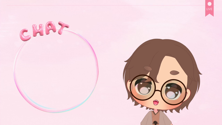 Pink Bubble Just Chatting Overlays Png Wynniedapotato S Ko Fi