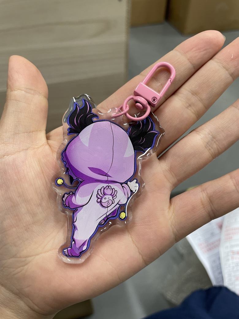 SF6 Juri Costume 3 3in Double Sided Epoxy Keychain Kanme Esports