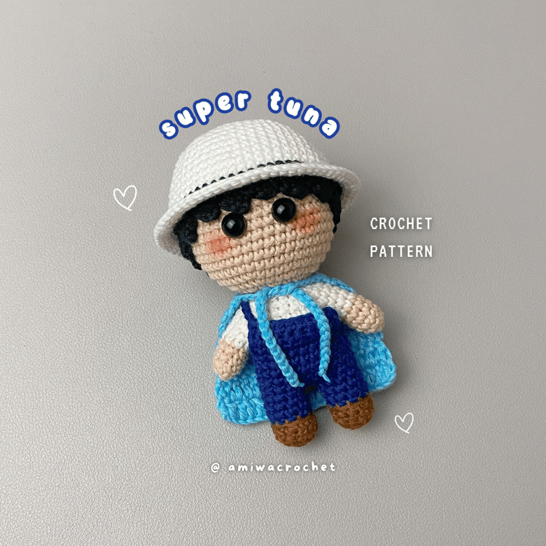 PATTERN SEOKJIN SUPER TUNA Amiwa Crochet S Ko Fi Shop Ko Fi