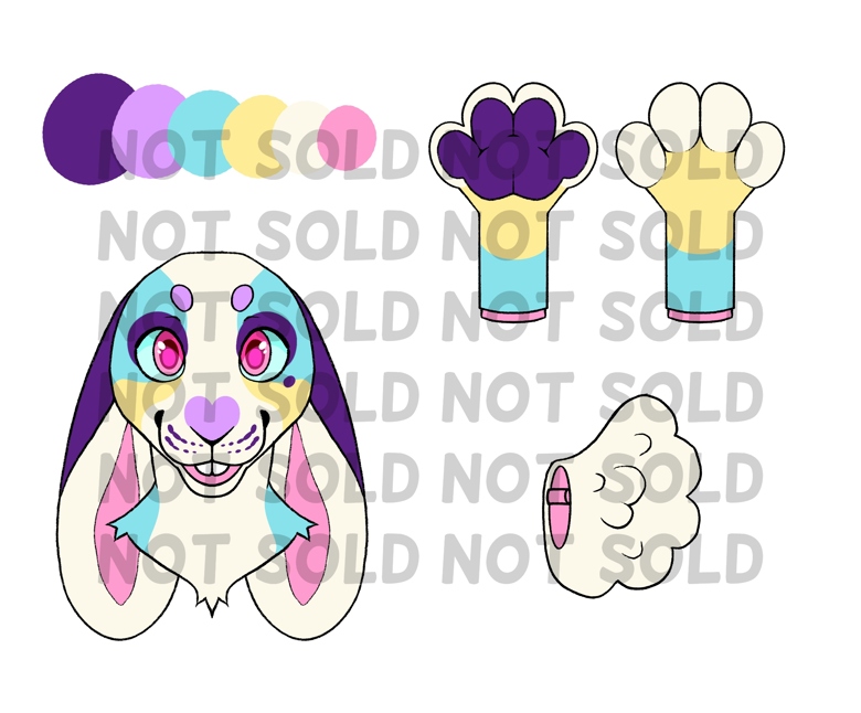 Pastel Lop Rabbit Adoptable Stargazing Shep S Ko Fi Shop Ko Fi