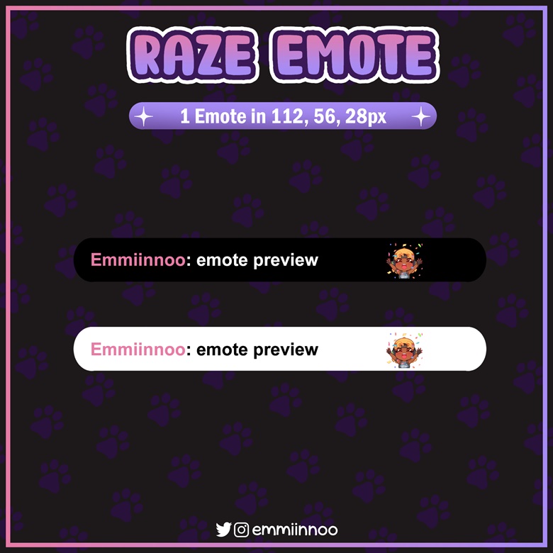 Raze Valorant Emote For Twitch Discord Emmiinnoo S Ko Fi Shop Ko Fi