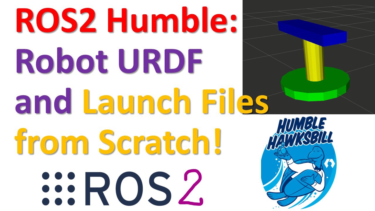 How To Create Urdf And Launch Files Of Robot From Scratch Complete