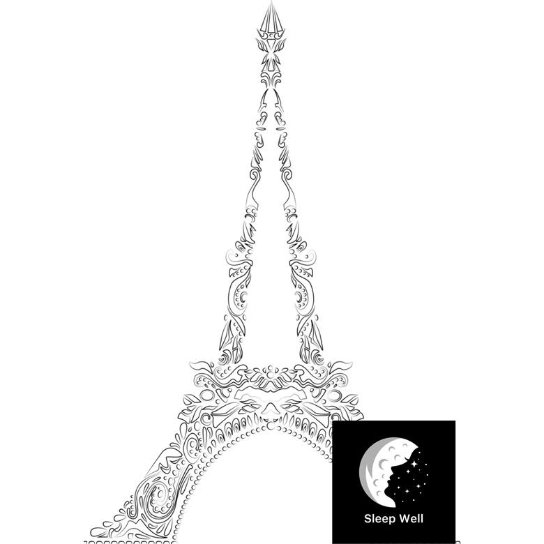 Free Eiffel Coloring Pages