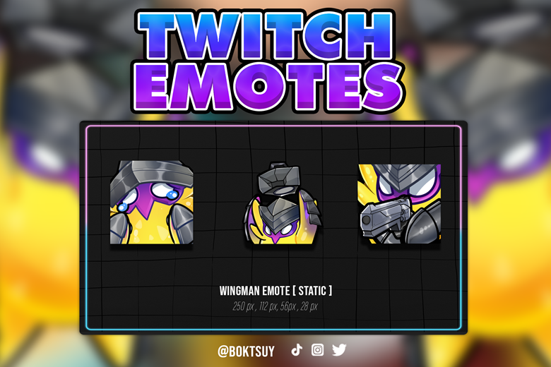 STATIC WINGMAN EMOTESTATIC EMOTE WINGMAN Valorant Geeko Lurk Twitch