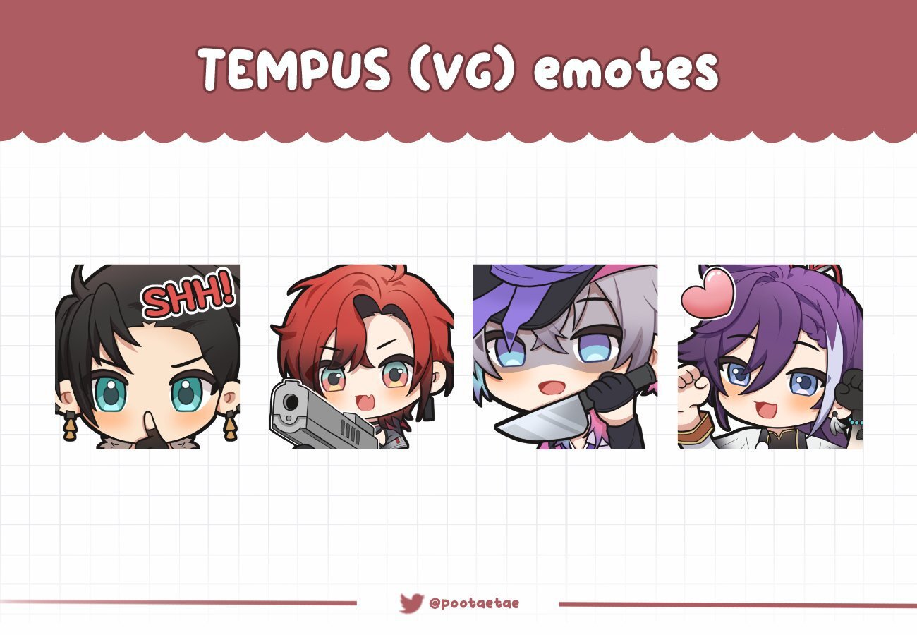 Tempus Vg Emotes Set Jeanne S Ko Fi Shop Ko Fi Where Creators