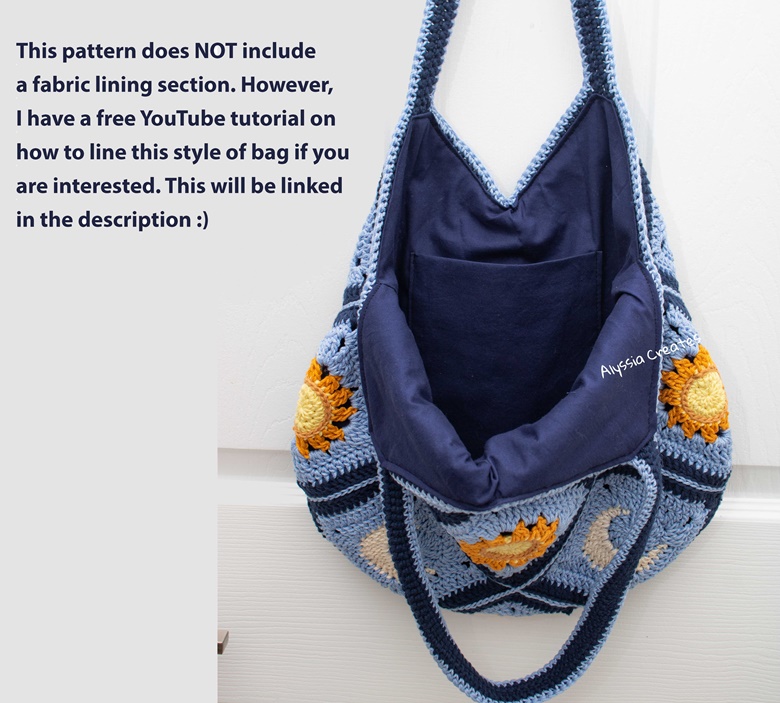 Crochet Sun And Moon Tote Bag Pdf Pattern Alyssia Creates S Ko Fi