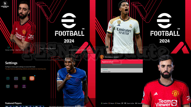 Pes Menu Efootball Black Red By Pesnewupdate Pesnewupdate S