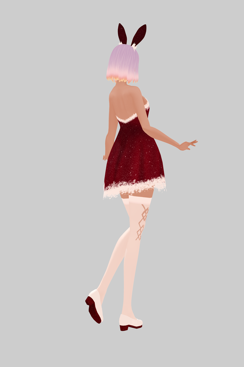 Vroid Asset Santa Dress Outfit Ver Free Until Th Dec