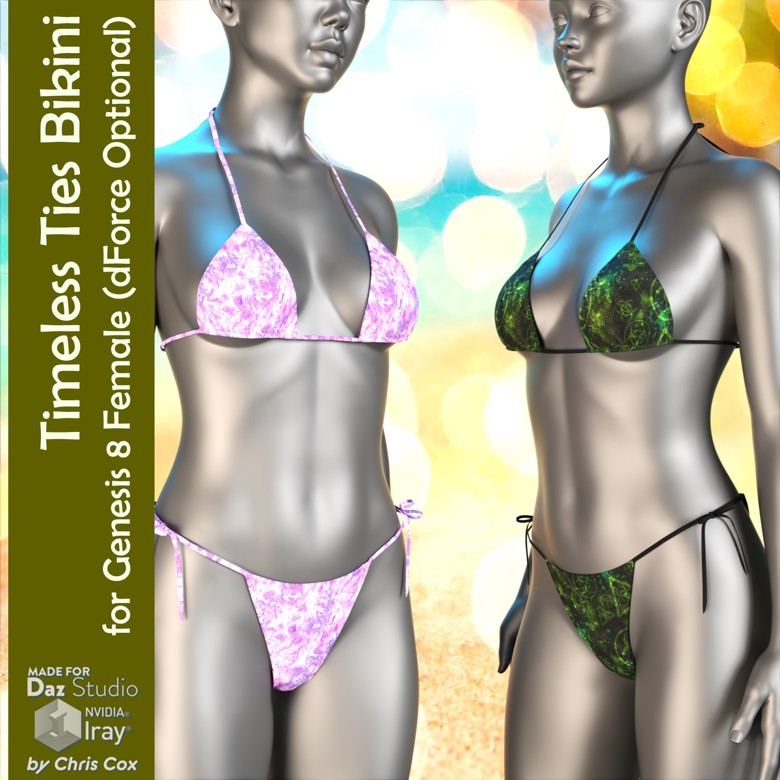 Timeless Ties Bikini For G8F DForce Optional Chris Cox S Ko Fi Shop