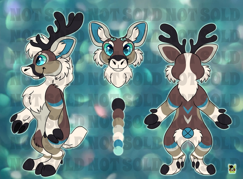 Chesnut Blue Reindeer Adoptable Stargazing Shep S Ko Fi Shop Ko Fi