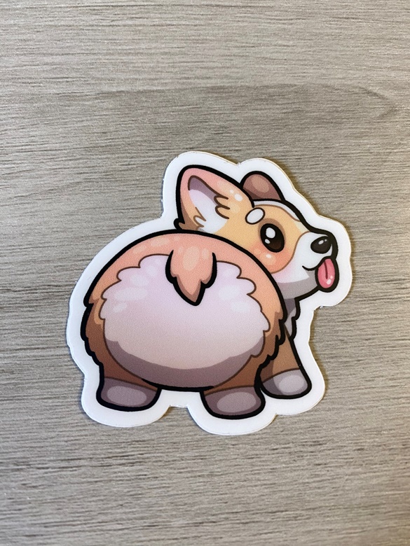 Corgi Butt Sticker Rainbows S Ko Fi Shop Ko Fi Where Creators Get