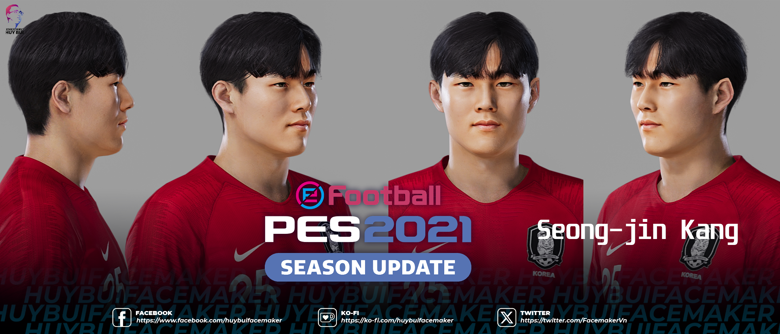 Seong Jin Kang PES21 Facemaker VN HUY BUI S Ko Fi Shop Ko Fi