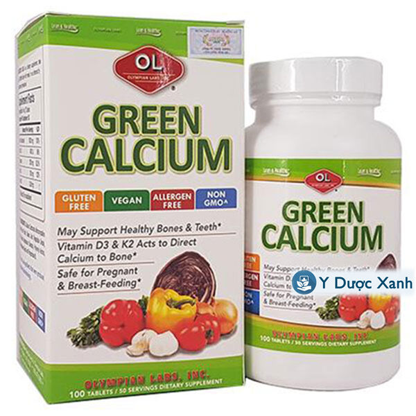 Thuoc Canxi Green Calcium Gia Bao Nhieu Mua Ban O Dau Y Duoc Xanh