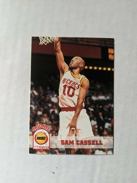 Sam Cassell Rookie 1994 NBA Hoops Skybox 342 Rockets Fregworld S