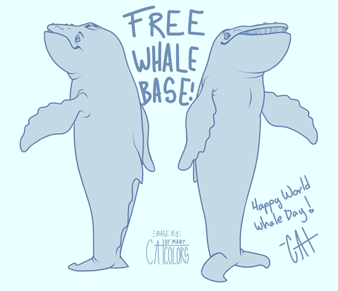 PWYW Anthro Whale Base Cat Of Many Colors S Ko Fi Shop Ko Fi