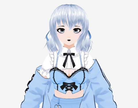 Ghost Girl Vtuber Model With Two Outfits Ready To Use Cute Pre Made