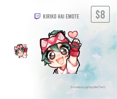 P2U Overwatch Kiriko Hai Emote SpyderOwO S Ko Fi Shop Ko Fi Where