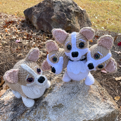 Crowley The Corgi Cerberus Amigurumi Crochet Pattern Critteriffic