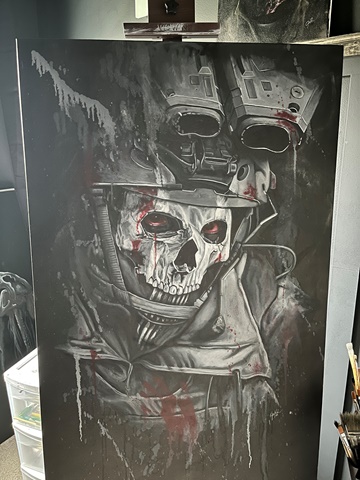 X Original Ghost Painting Anonymous Artist S Ko Fi Shop Ko Fi