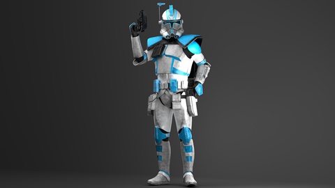 ARC Trooper Commander Cobalt 4K Textures CommanderPrime S Ko Fi