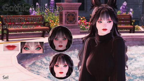 NO DT UPDATE Gothic Girl Female Viera Makeup Sel S Ko Fi Shop