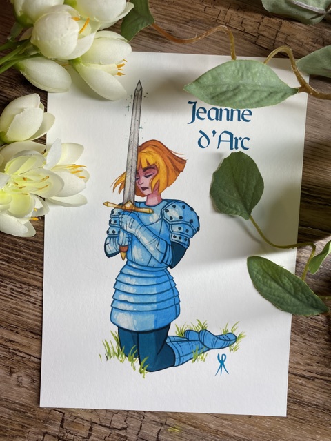 Jeanne D Arc Affiche Print Yianna Rodeo S Ko Fi Shop Ko Fi