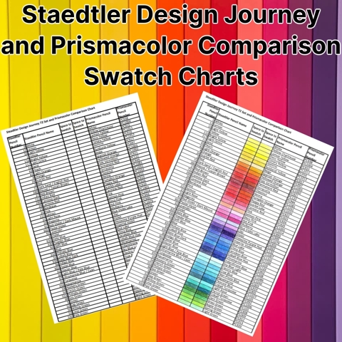 Staedtler Set Vs Prismacolor Comparison Charts Rachel Henderson