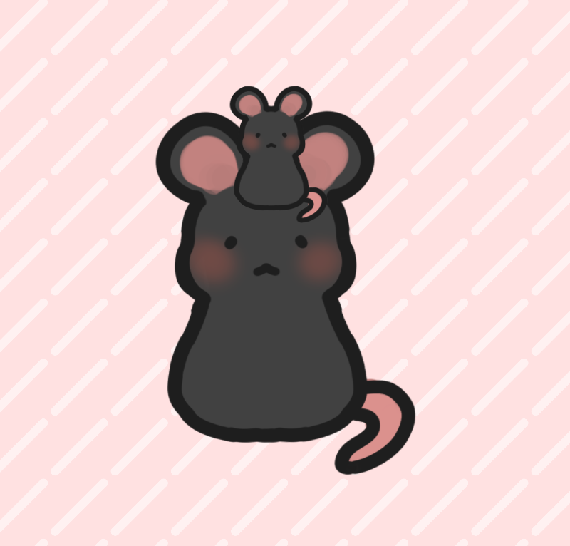 Bouncy Rat Live2D Asset For Vtube Studio Cat Athenya S Ko Fi Shop