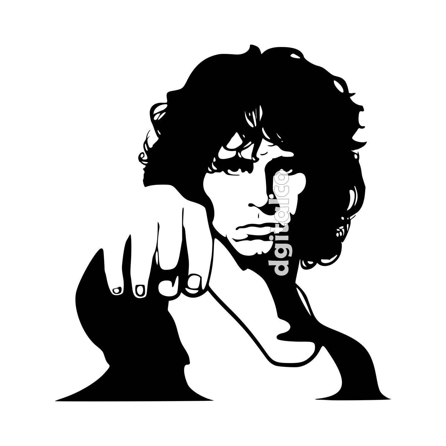 Jim Morrison Vector Portrait Dgitalco S Ko Fi Shop Ko Fi Where