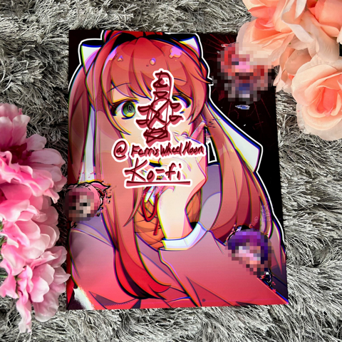 Doki Doki Literature Club Print Ver Ferriswheelmoon S Ko Fi Shop