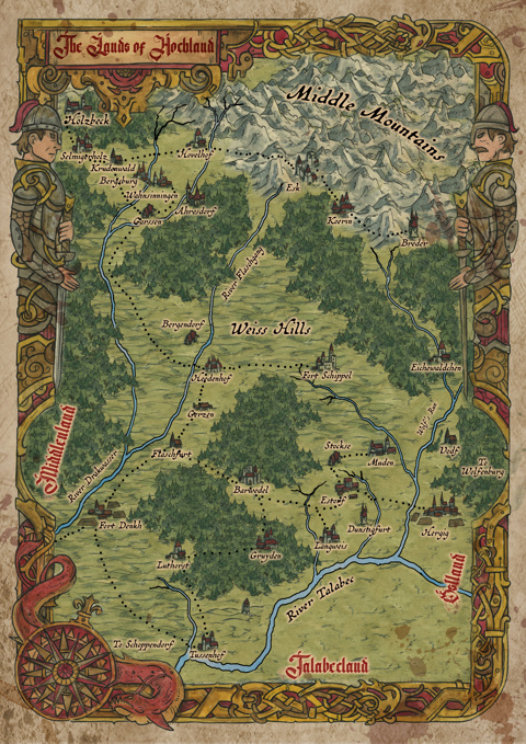 Pdf Hochland Map From Warhammer Fantasy Rpg Moreno Paissan Maps S Ko