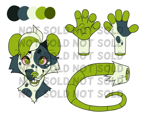 Green Piebald Rat Adopt Stargazing Shep S Ko Fi Shop Ko Fi Where