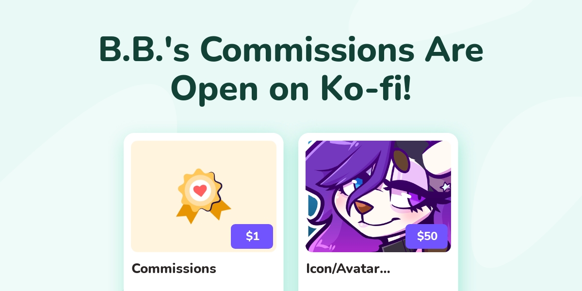 B.B.'s Ko-fi Commissions - Ko-fi ️ Where Creators Get Support From Fans ...