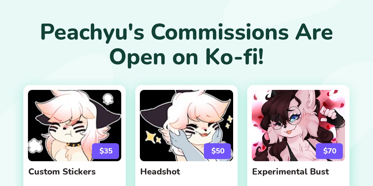 Peachyu's Ko-fi Commissions - Ko-fi ️ Where creators get support from ...