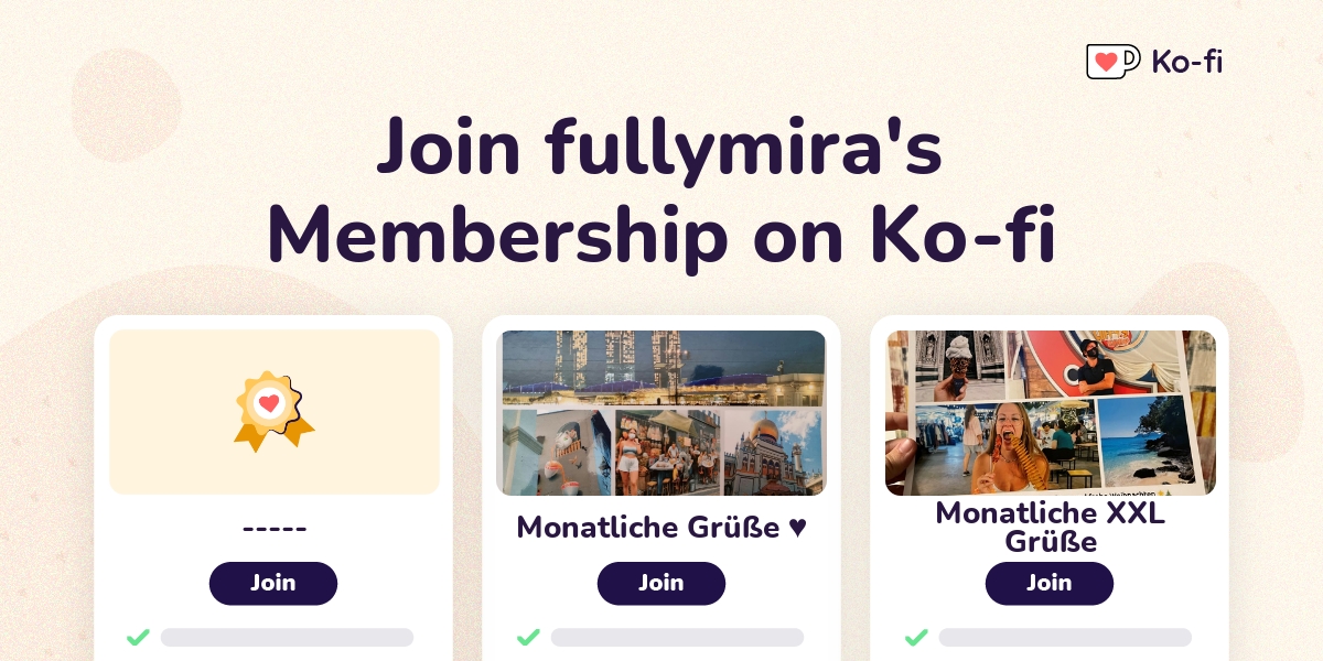 Join Fullymira S Ko Fi Membership On Ko Fi Ko Fi ️ Where Creators Get Support From Fans