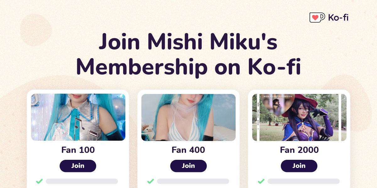 Join Mizurex33 aka Mizu (Chef)'s Ko-fi Membership on Ko-fi - Ko-fi