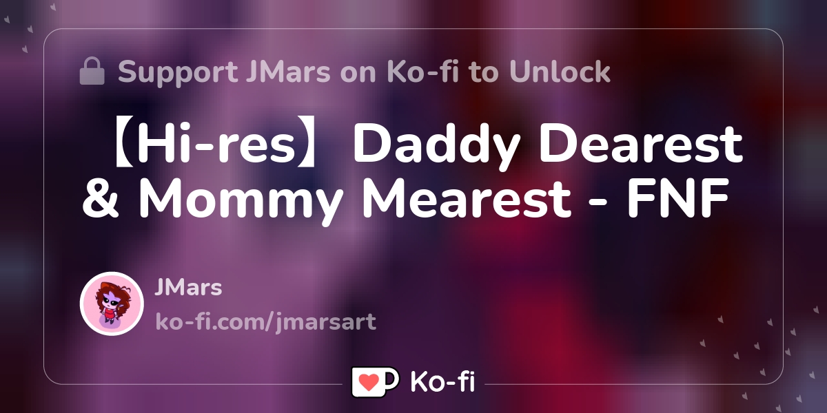 FNF Mommy Mearest is Mommy Long Legs - FullTiltOn's Ko-fi Shop - Ko-fi ❤️  Where creators get support from fans through donations, memberships, shop  sales and more! The original 'Buy Me a