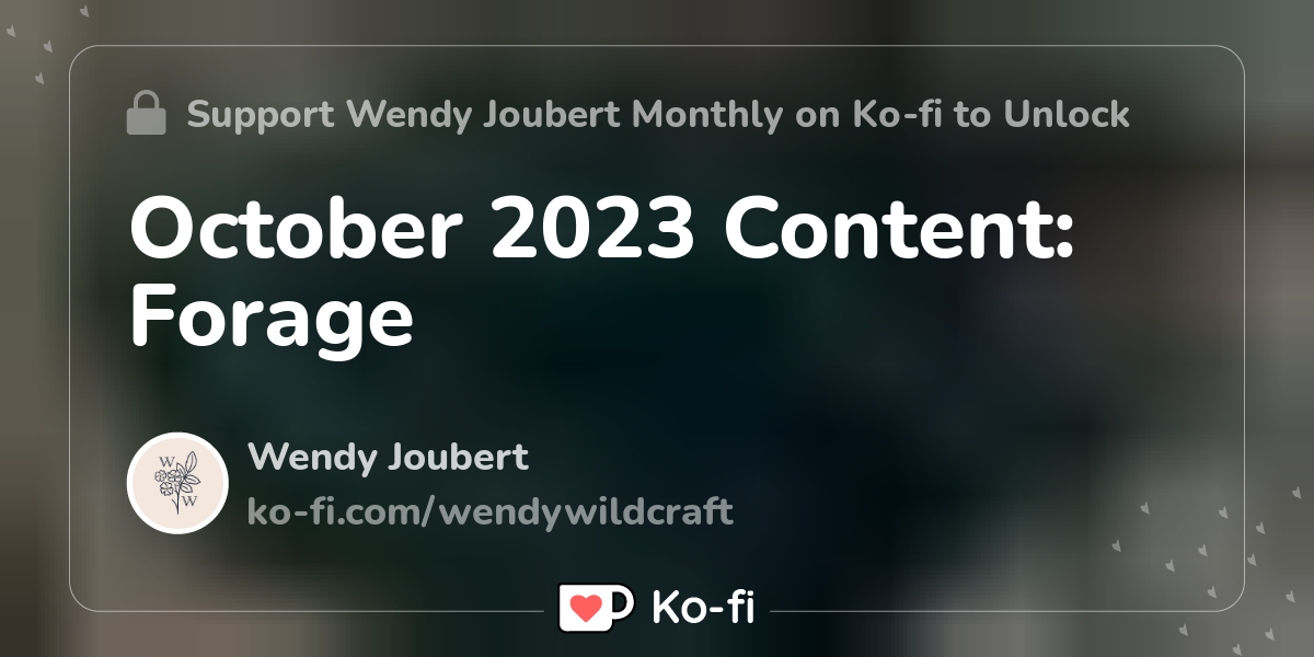 October 2023 Content Forage Ko Fi ️ Where Creators Get Support From Fans Through Donations