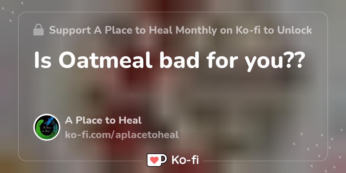 is-oatmeal-bad-for-you-ko-fi-where-creators-get-support-from-fans