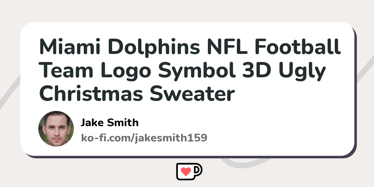 Miami Dolphins Football Team Funny Christmas Sweater