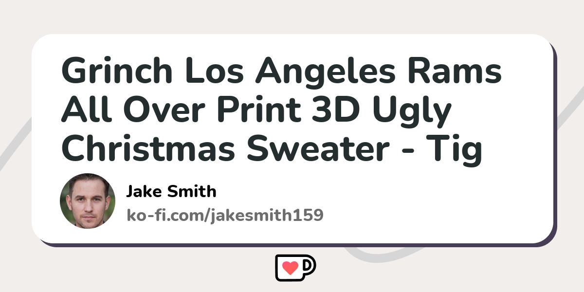 Grinch Los Angeles Rams Ugly Sweater