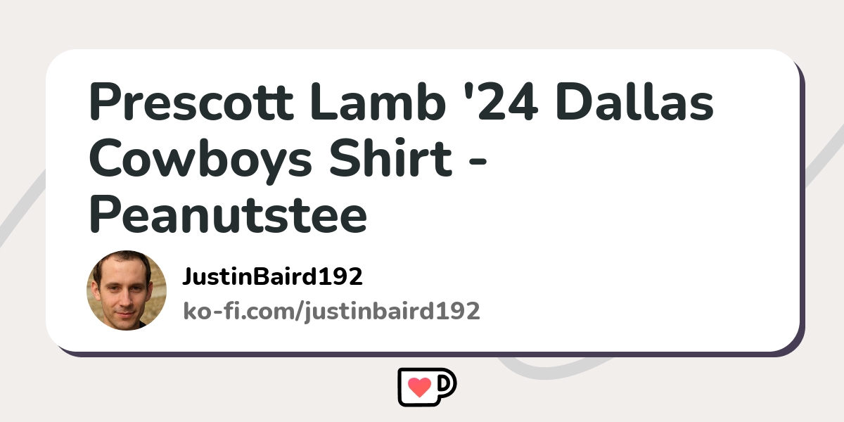 Prescott Lamb '24 Dallas Cowboys Shirt - Peanutstee