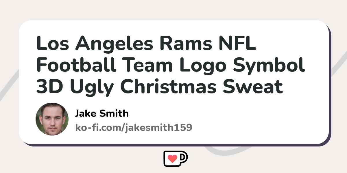 Custom NFL Football Team Christmas Gift Rams Fans Ugly Christmas