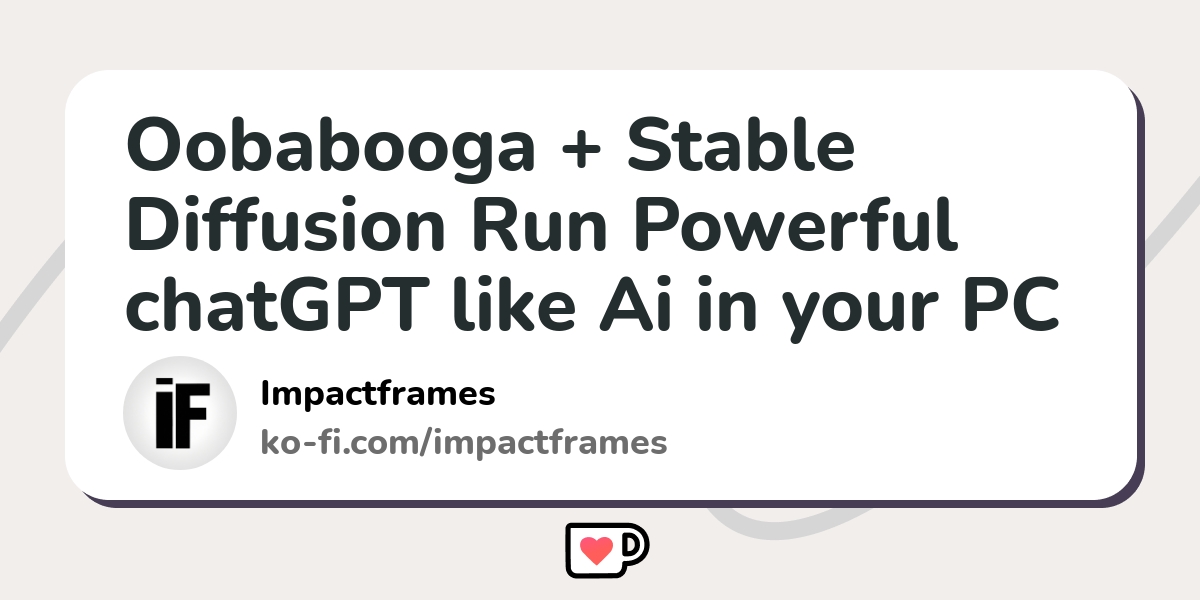 Oobabooga + Stable Diffusion Run Powerful ChatGPT Like Ai In Your PC ...