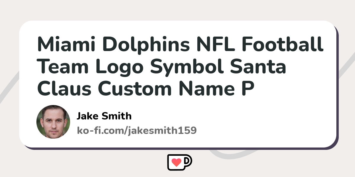 Miami Dolphins Logo Custom Name For Football Fans Ugly Christmas