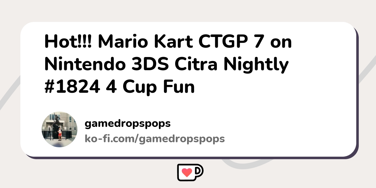 Mario Kart 7 - Citra