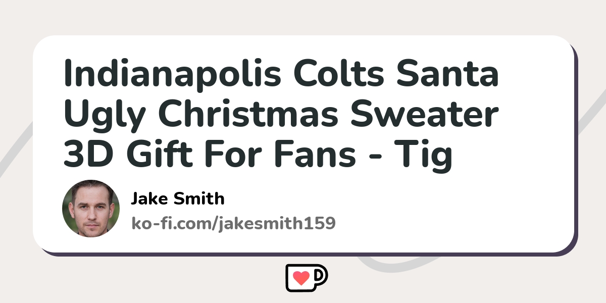 Indianapolis Colts Fans Ugly Christmas Sweater