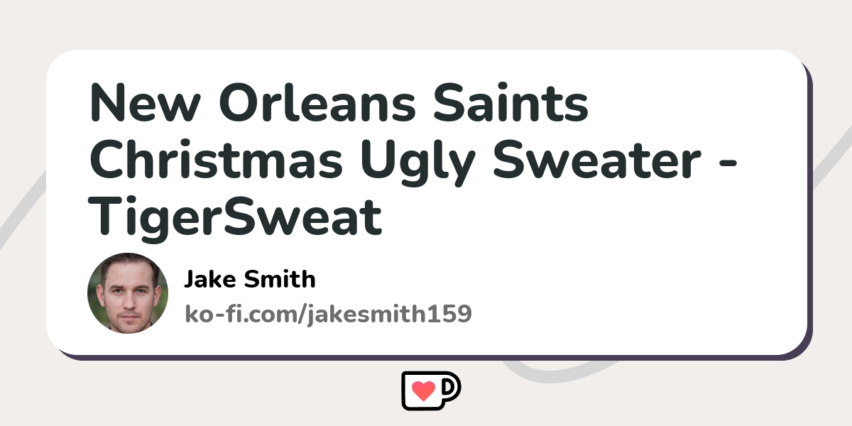 New Orleans Saints Ugly Christmas Sweater Holiday Party Saints